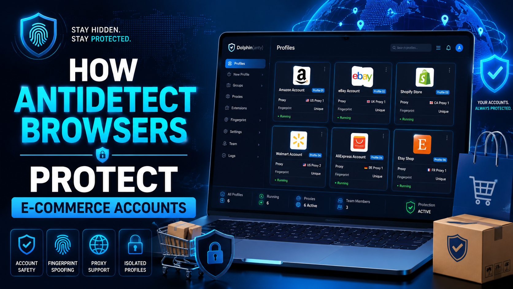 How Antidetect Browsers Protect E‑commerce Accounts
